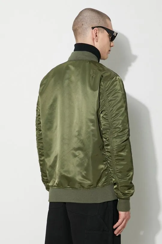 Alpha Industries bomber jacket MA-1 VF men’s green color 156101