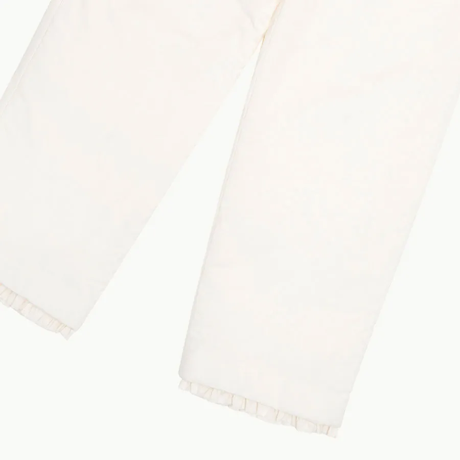 【AMOMENTO/アモーメント】SHEER PADDED BANDING PANTS AM24FWW04PT