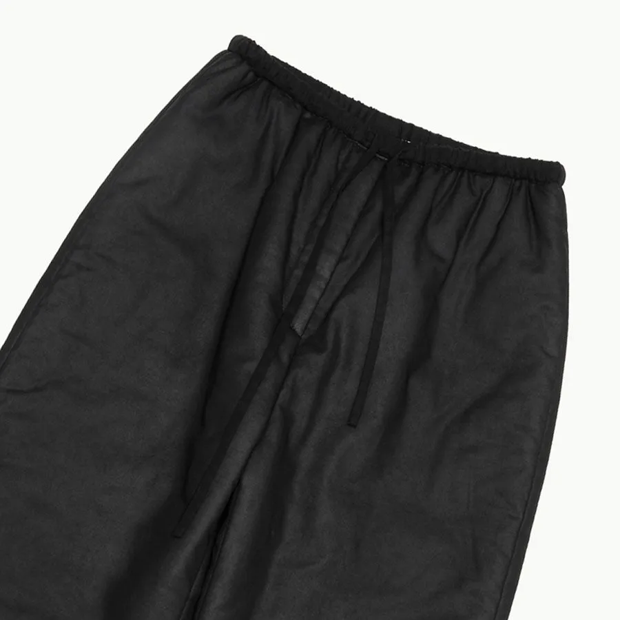 【AMOMENTO/アモーメント】SHEER PADDED BANDING PANTS AM24FWW04PT