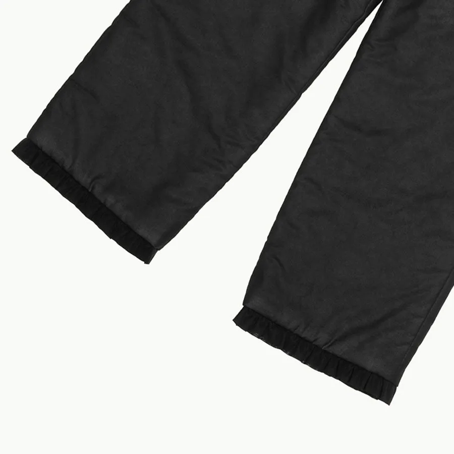 【AMOMENTO/アモーメント】SHEER PADDED BANDING PANTS AM24FWW04PT