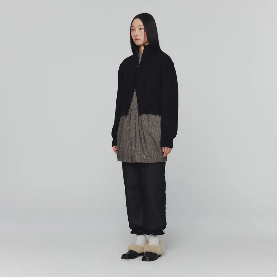 【AMOMENTO/アモーメント】SHEER PADDED BANDING PANTS AM24FWW04PT