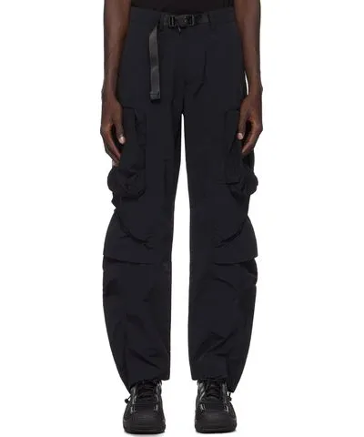 Archival Reinvent Black Hidden Worker Cargo Pants