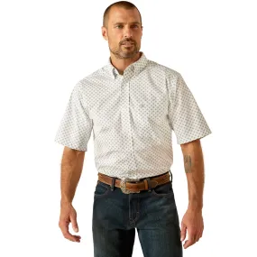 Ariat Mens Fitted Short Sleeve Shirt