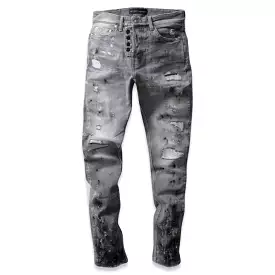 Art Meets Causeway Grey Wash Jeans