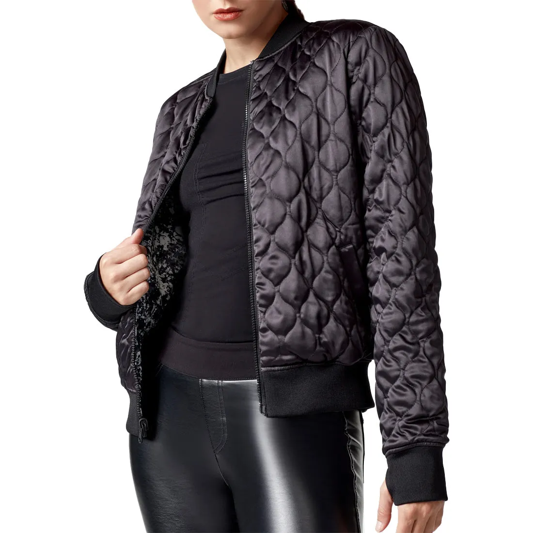 Blanc Noir Reversible Bomber Jacket - Women's