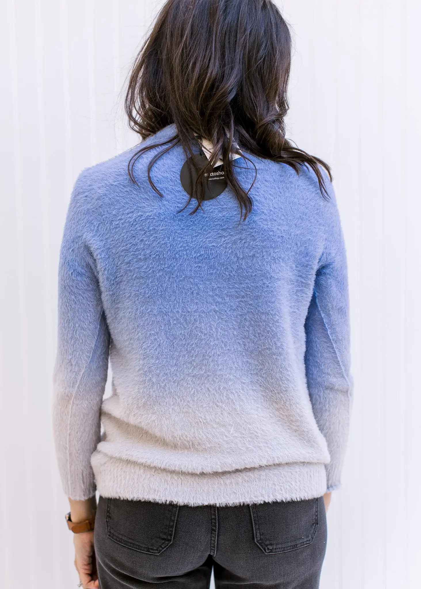 Blue Dip Dye Sweater