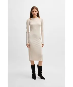 Boss Two-in-one dress with layered effect