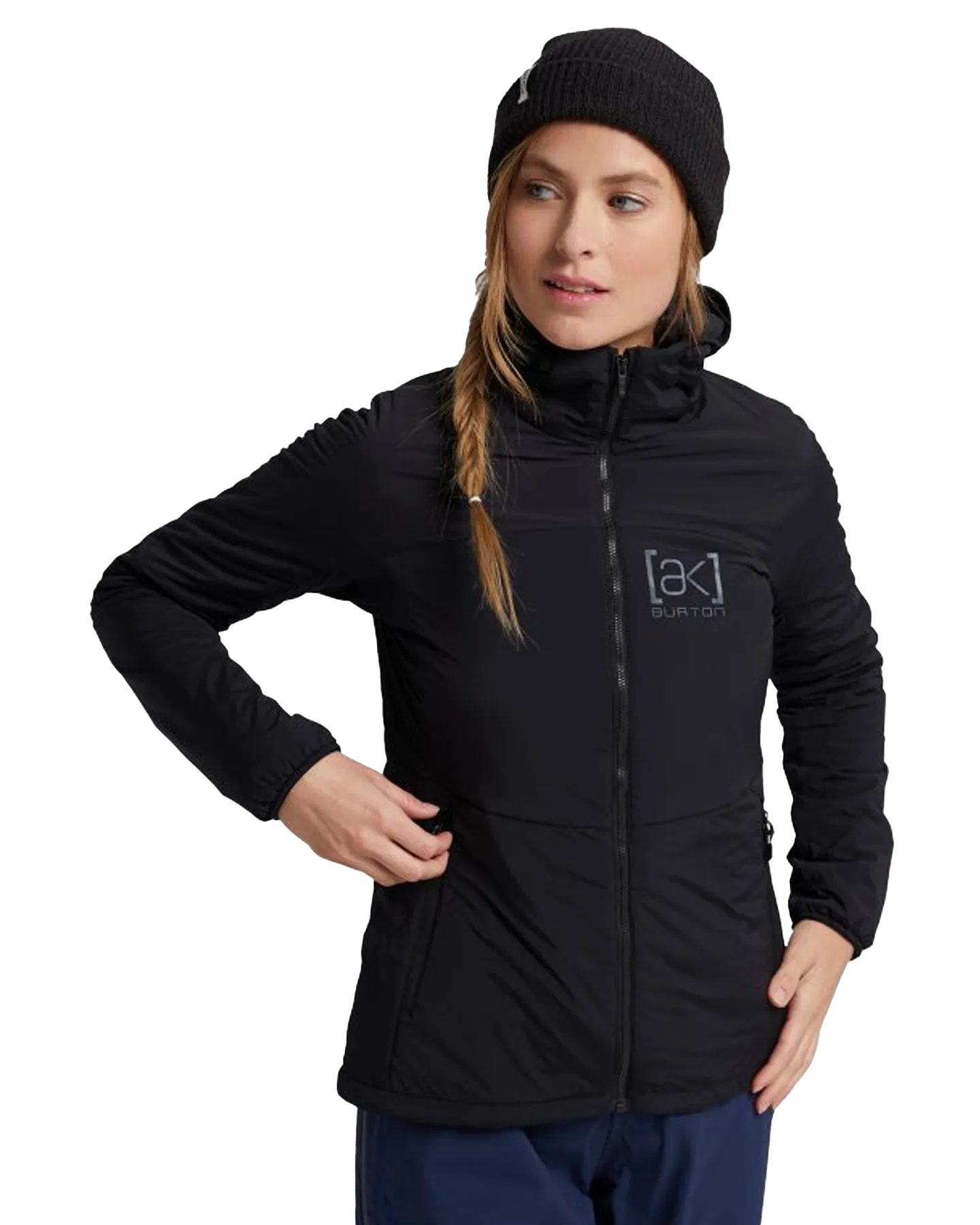 Burton Women's [ak] Helium Hooded Stretch Insulated Jacket - True Black