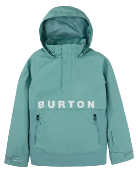 Burton Women's Frostner 2L Anorak Snow Jacket - Rock Lichen/Stout White