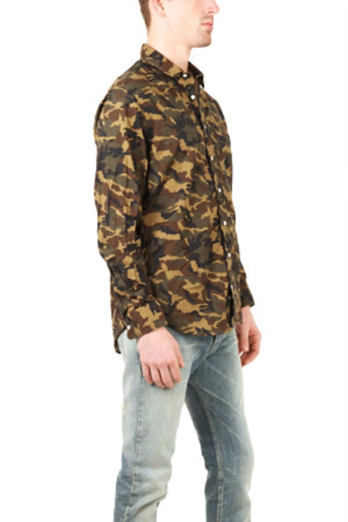 Button Down Shirt - Camo