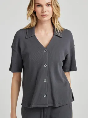 Button Down Shirt - Charcoal