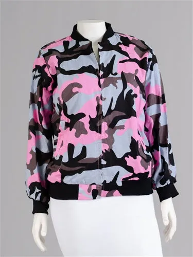 Camouflage Bomber Jacket