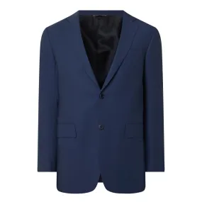 CANALI Hopsack Single-Breasted Blazer - Dark Blue