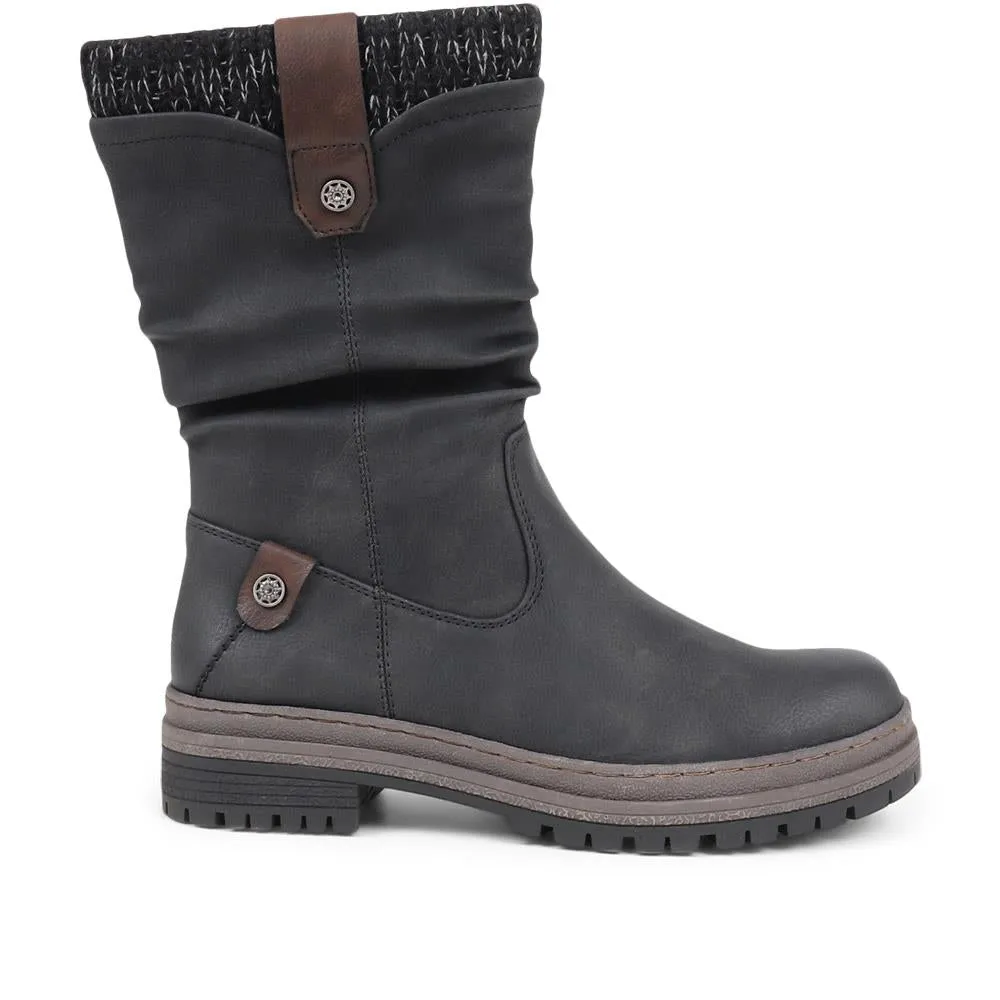 Casual Mid-Calf Boots - TELOO38001 / 324 311