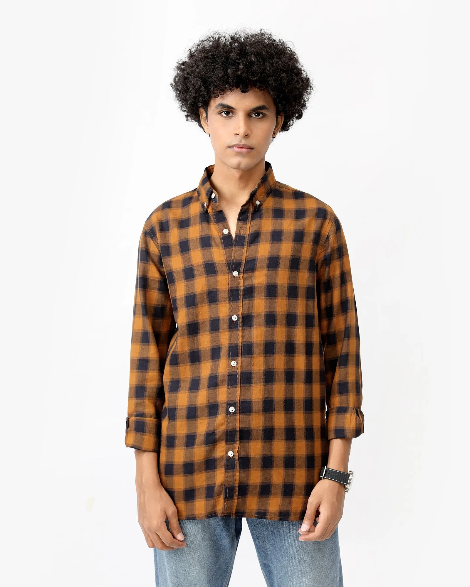 Checkered Button Down Shirt