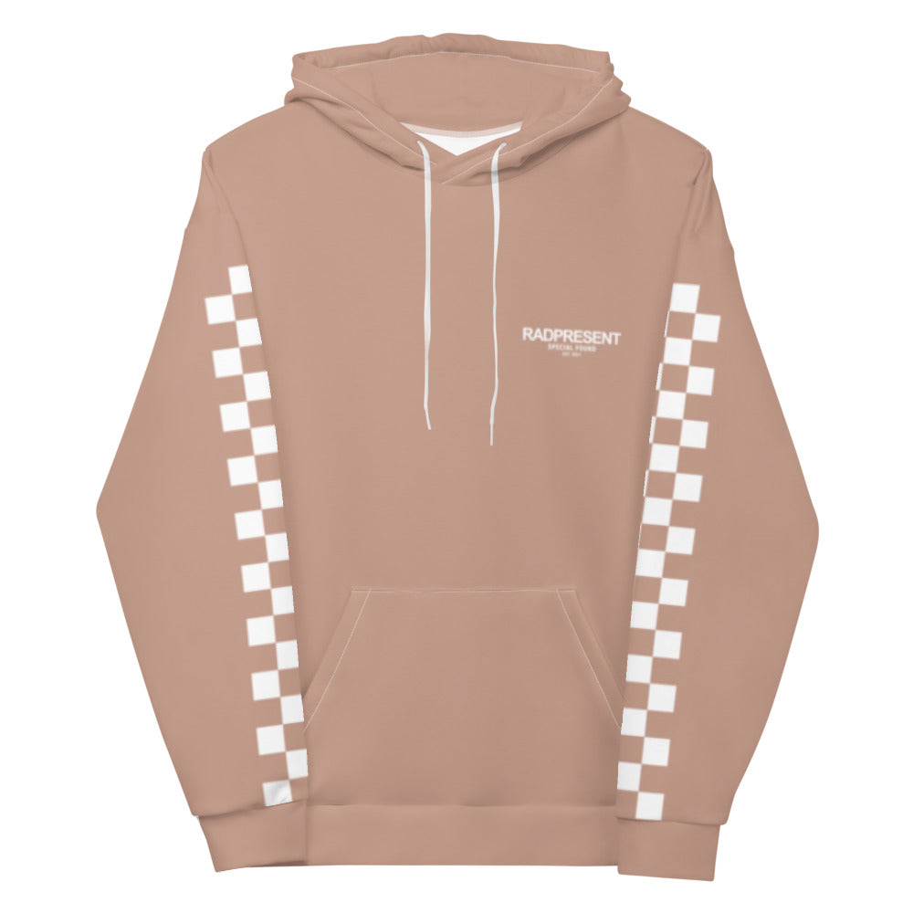 CHECKERED PULLOVER HOODIE