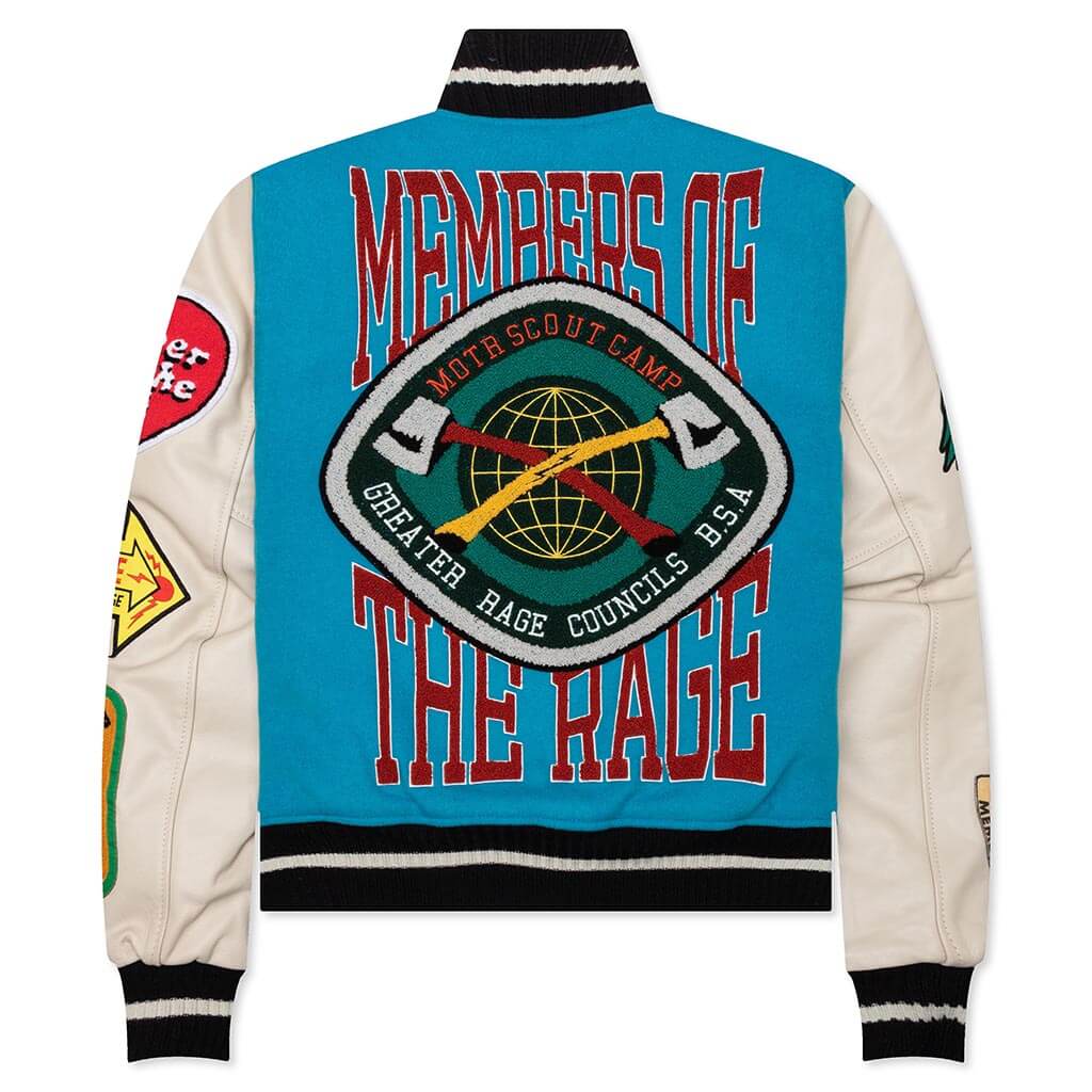 Classic Varsity Jacket - Algers Blue