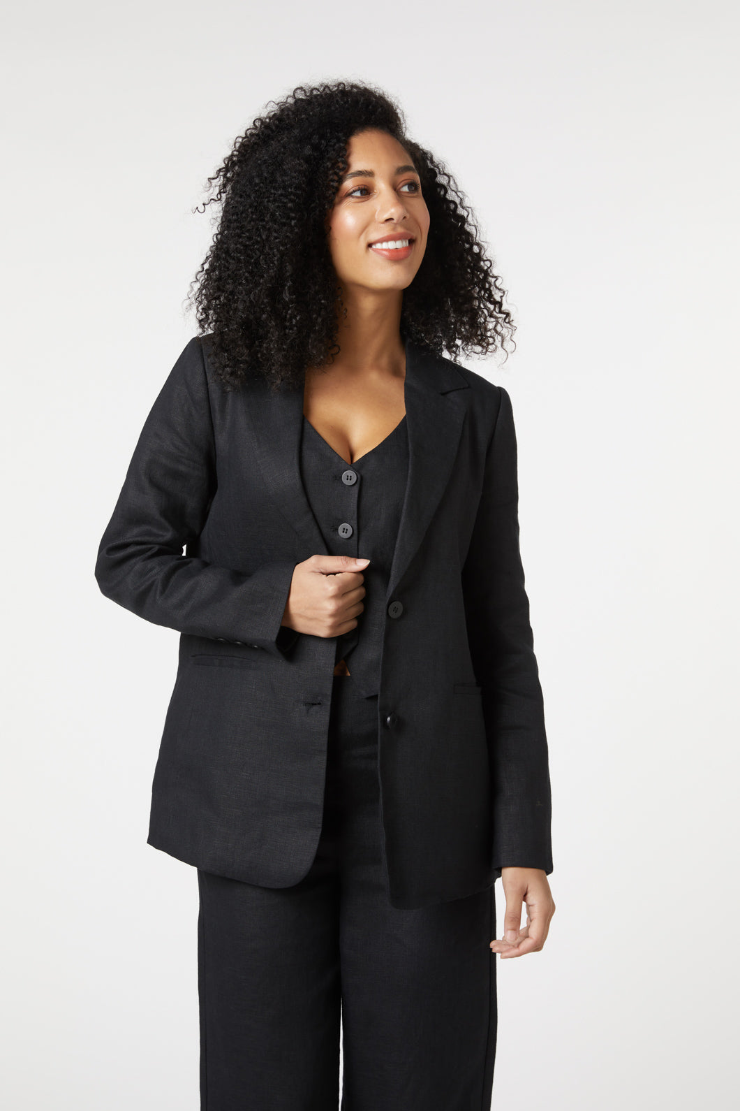 Darcey Linen Blazer