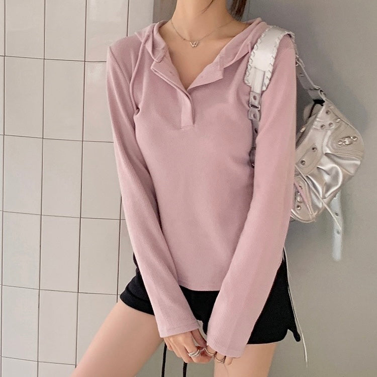 Drawstring Hoodie Sweater