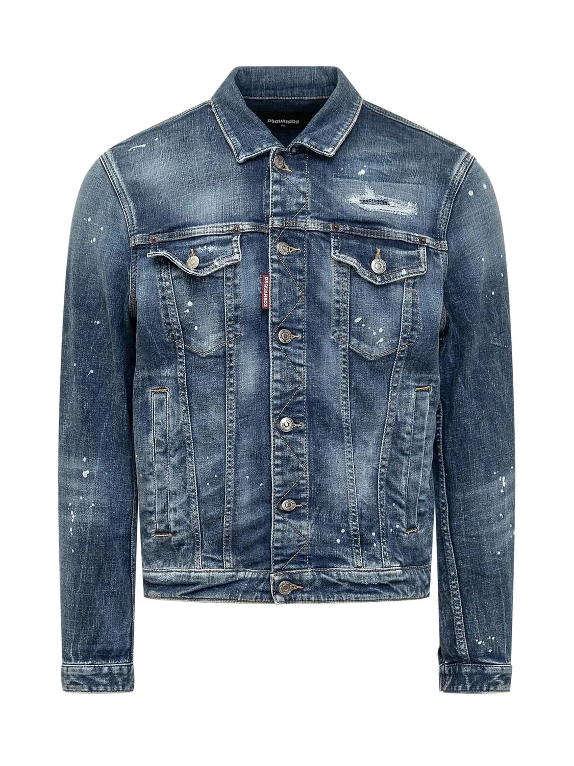 DSQUARED2 Men's Distressed Denim Jacket