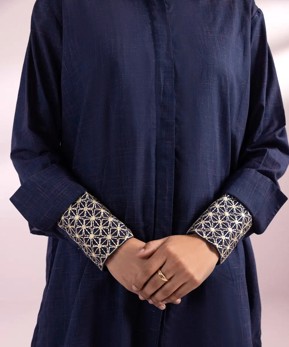 Embroidered Cotton Shirt