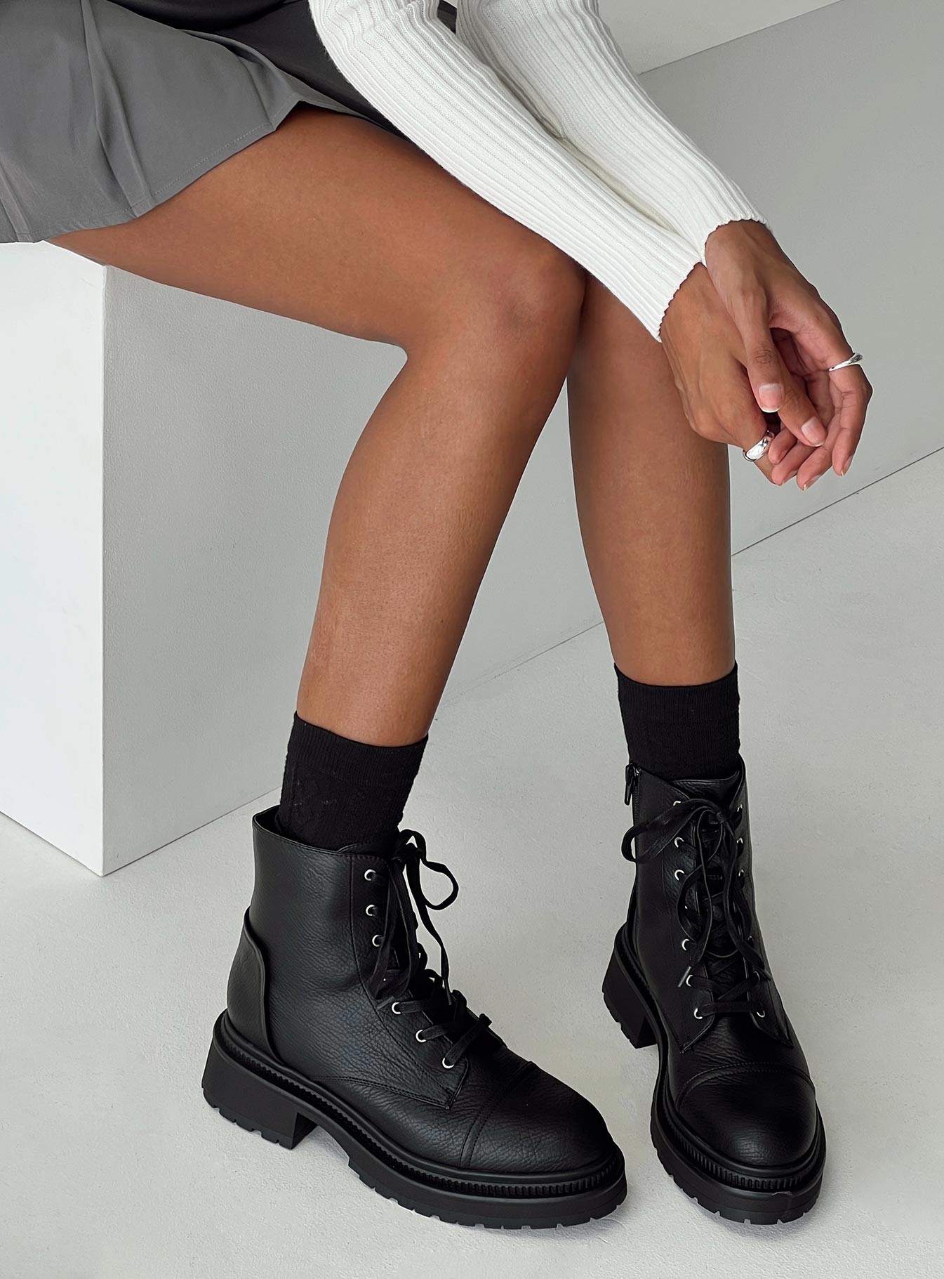 Emerson Combat Boots Black