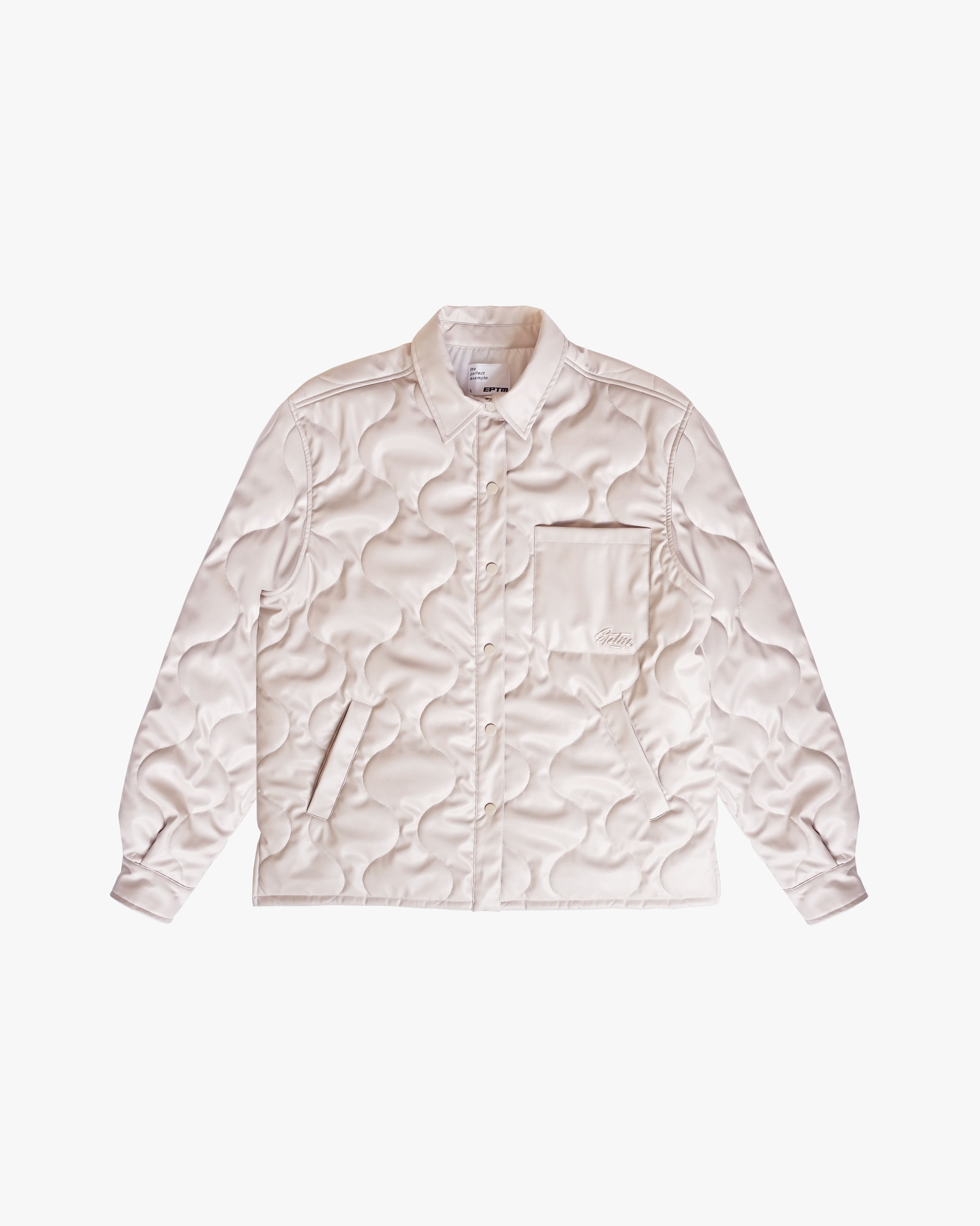 EPTM ORION PUFFER SHIRT-CREAM