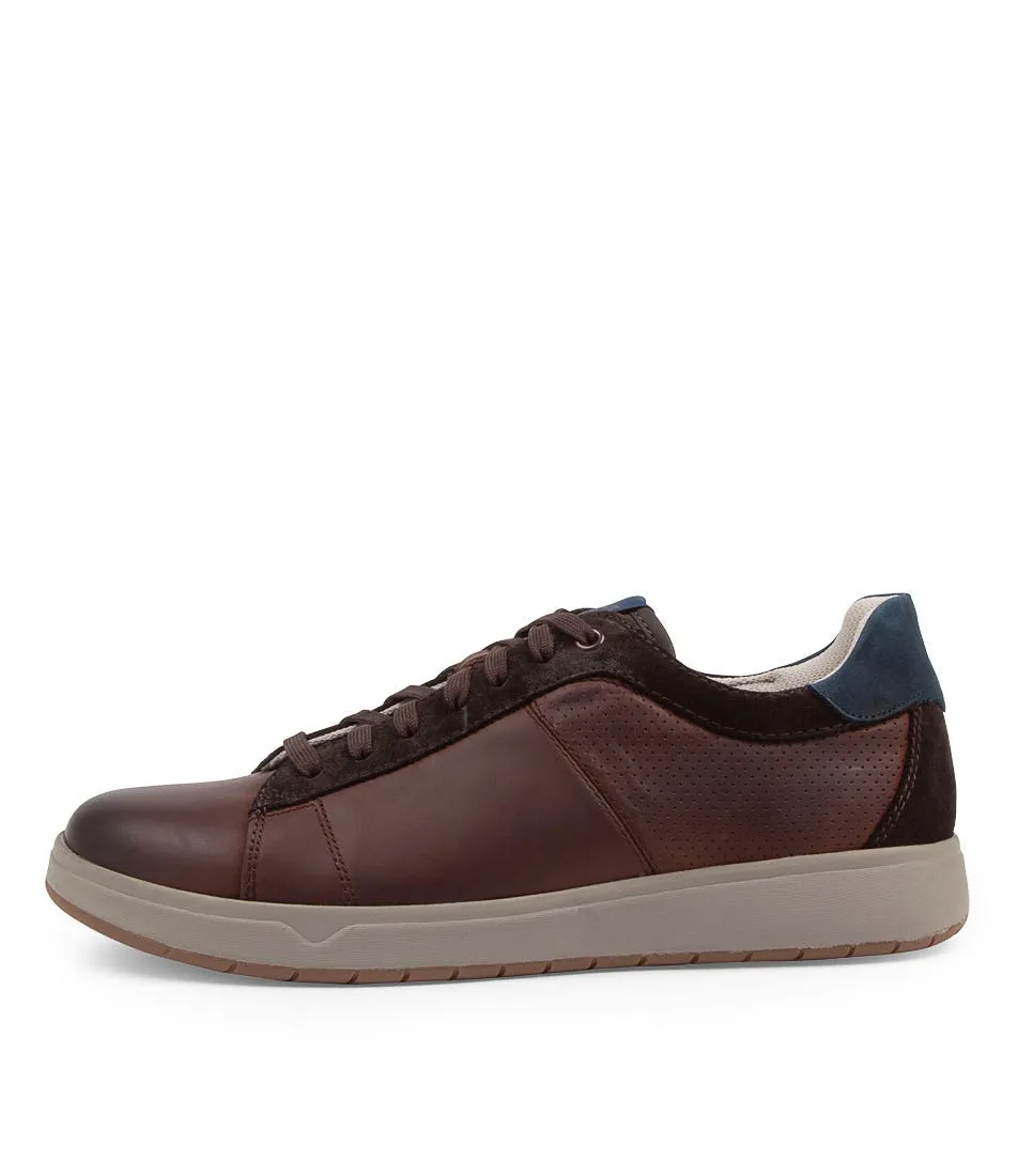 FLORSHEIM Heist Sneaker Brown Leather Sneakers