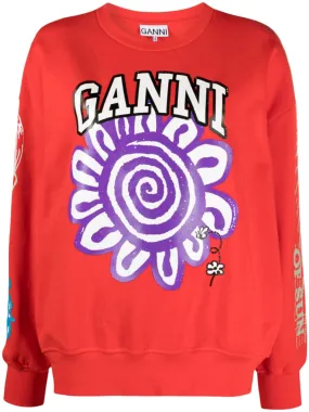 Ganni Sweaters Orange