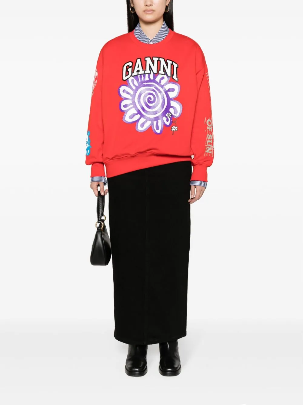 Ganni Sweaters Orange