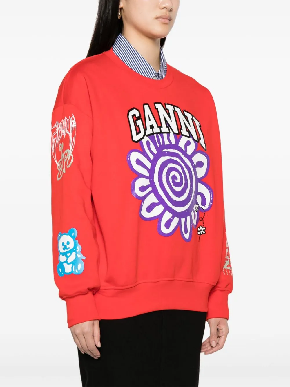 Ganni Sweaters Orange