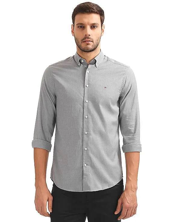 Gant Tech Prep Oxford Solid Regular Button Down Shirt