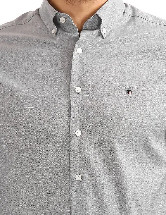 Gant Tech Prep Oxford Solid Regular Button Down Shirt