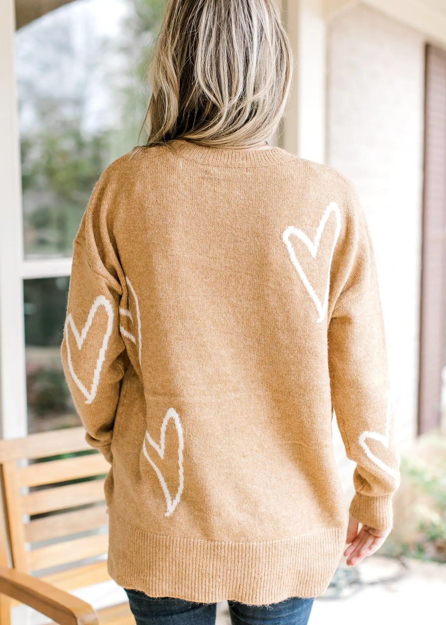 Golden Hearts Sweater