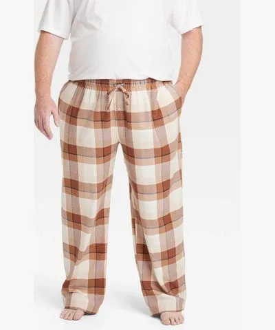 Goodfellow & Co Men's Big & Tall Plaid Flannel Pajama Pants