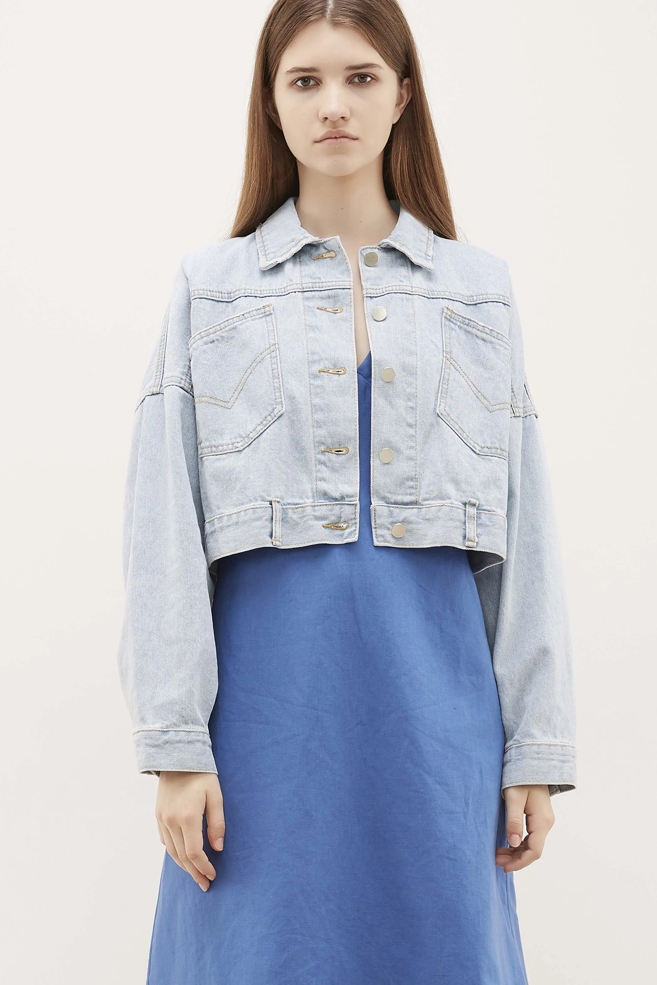 Hesther Crop Denim Jacket