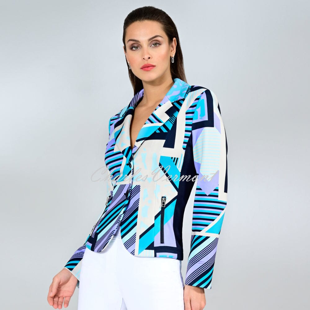 I'cona Printed Blazer Jacket - Style 67234-60218-76