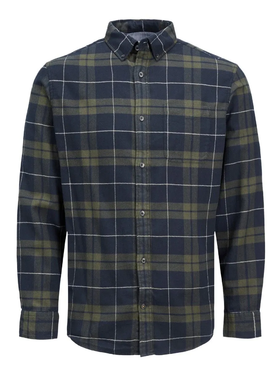 Jack & Jones Classic Check Long Sleeve Shirt Rosin