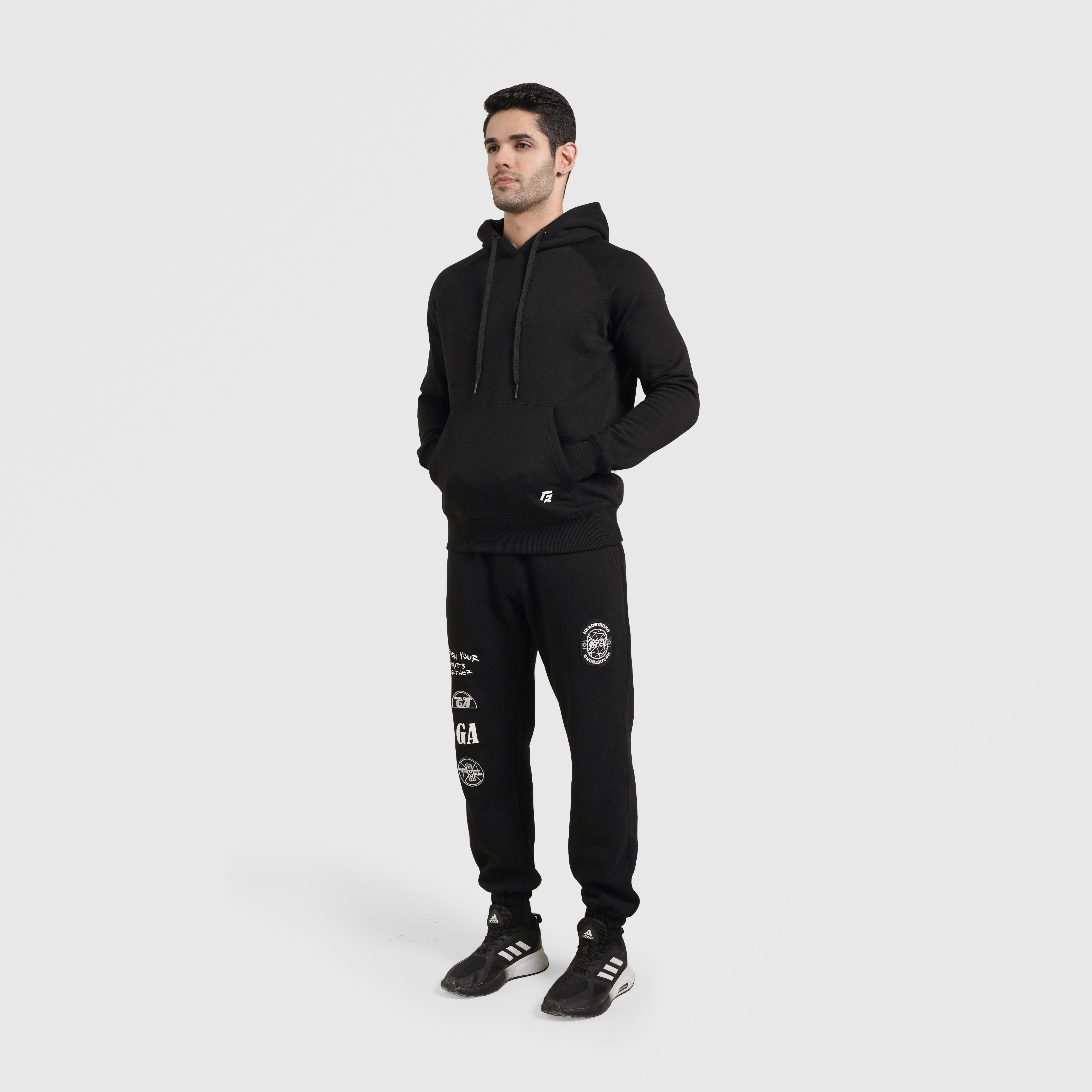 Jargon Hoodie (Black)