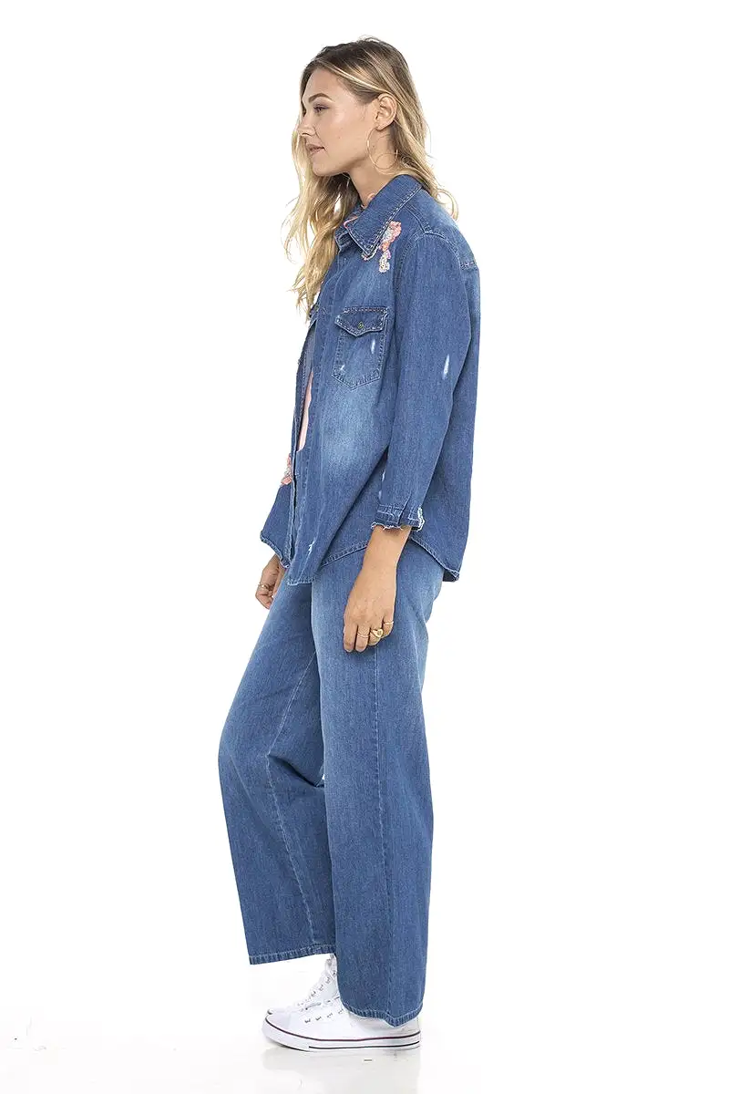 Jean Plain Long Pants