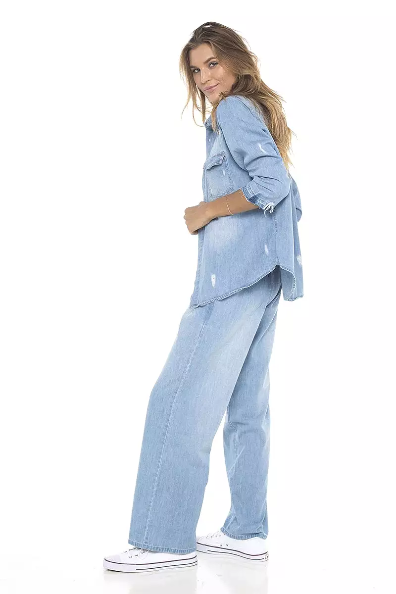 Jean Plain Long Pants