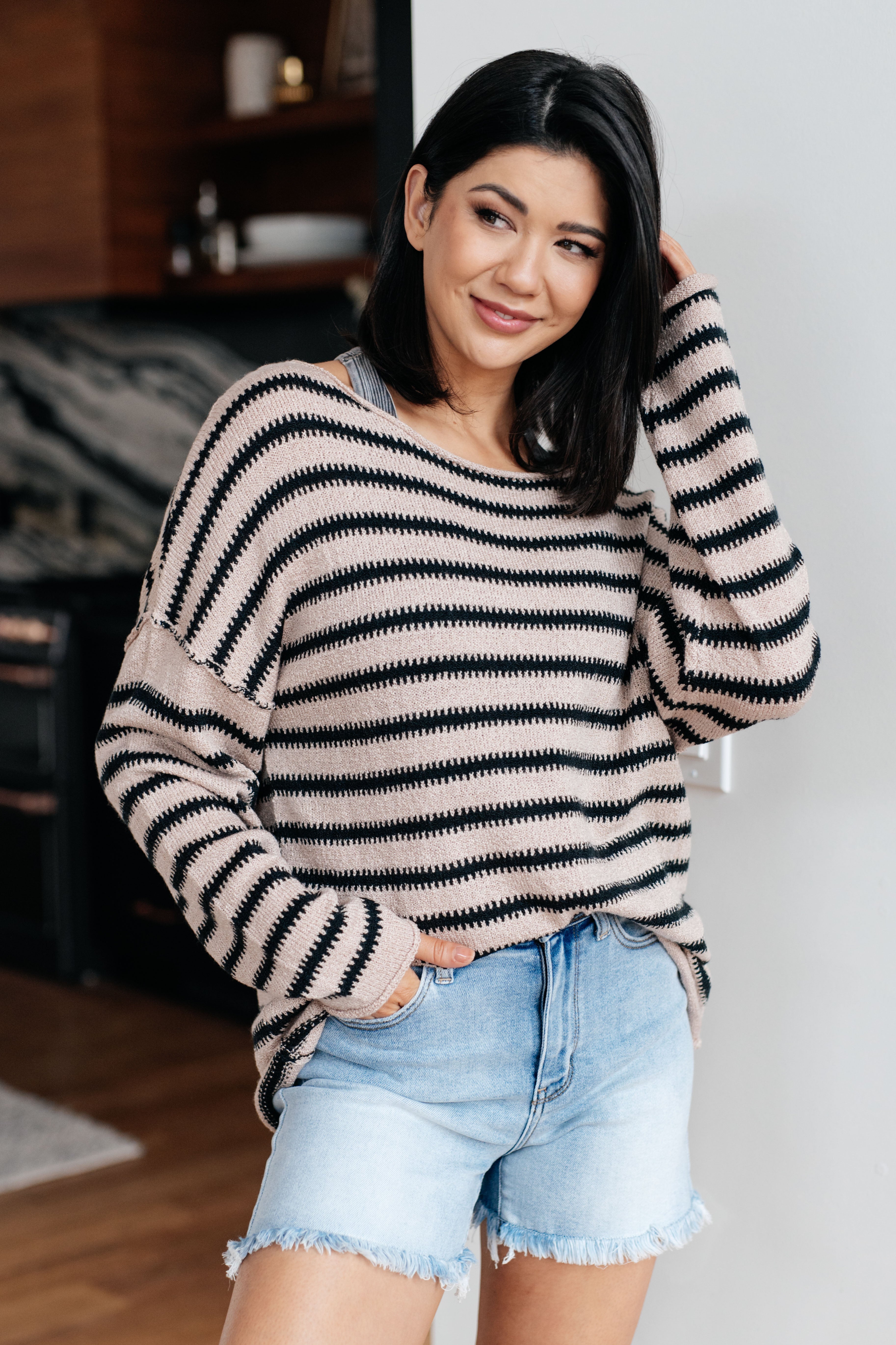 Kylie Striped Sweater