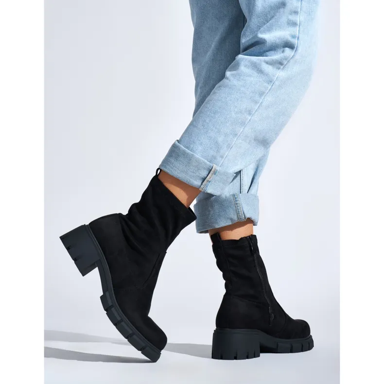 Ladies' black boots