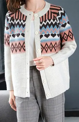 Loose Ladies Cardigan Sweater