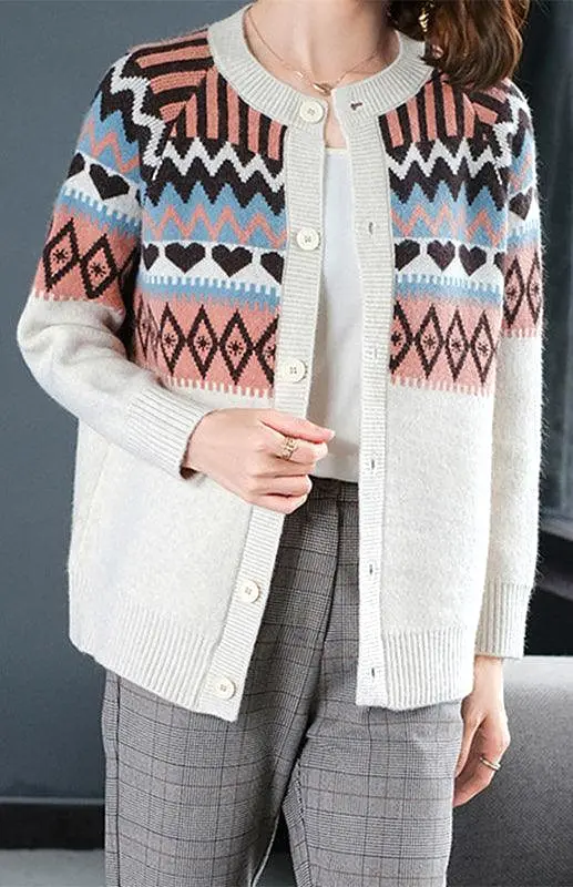 Loose Ladies Cardigan Sweater