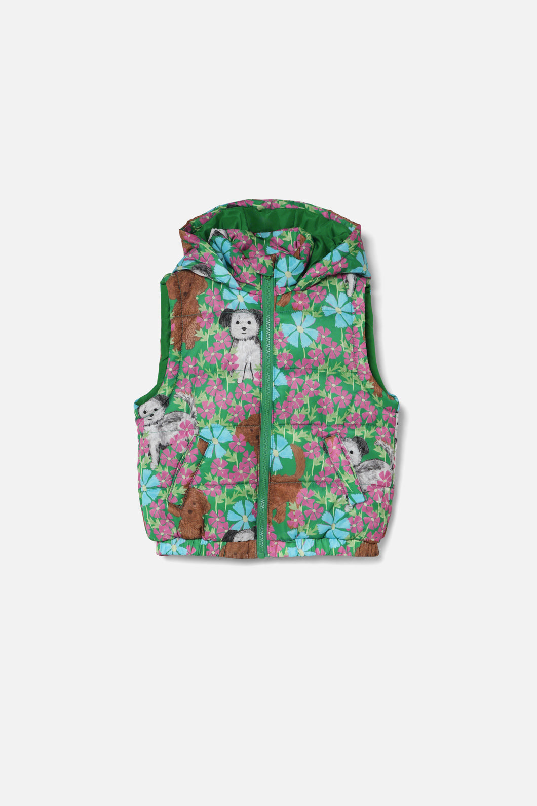 Lucy And Nina Kids Puffer Vest