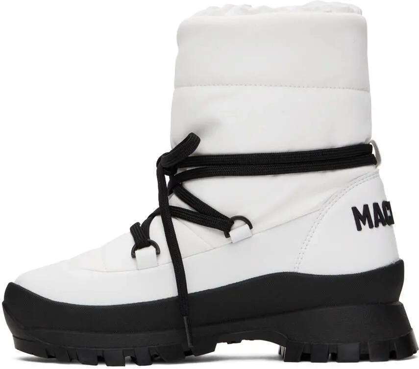 Mackage White Conquer Boots