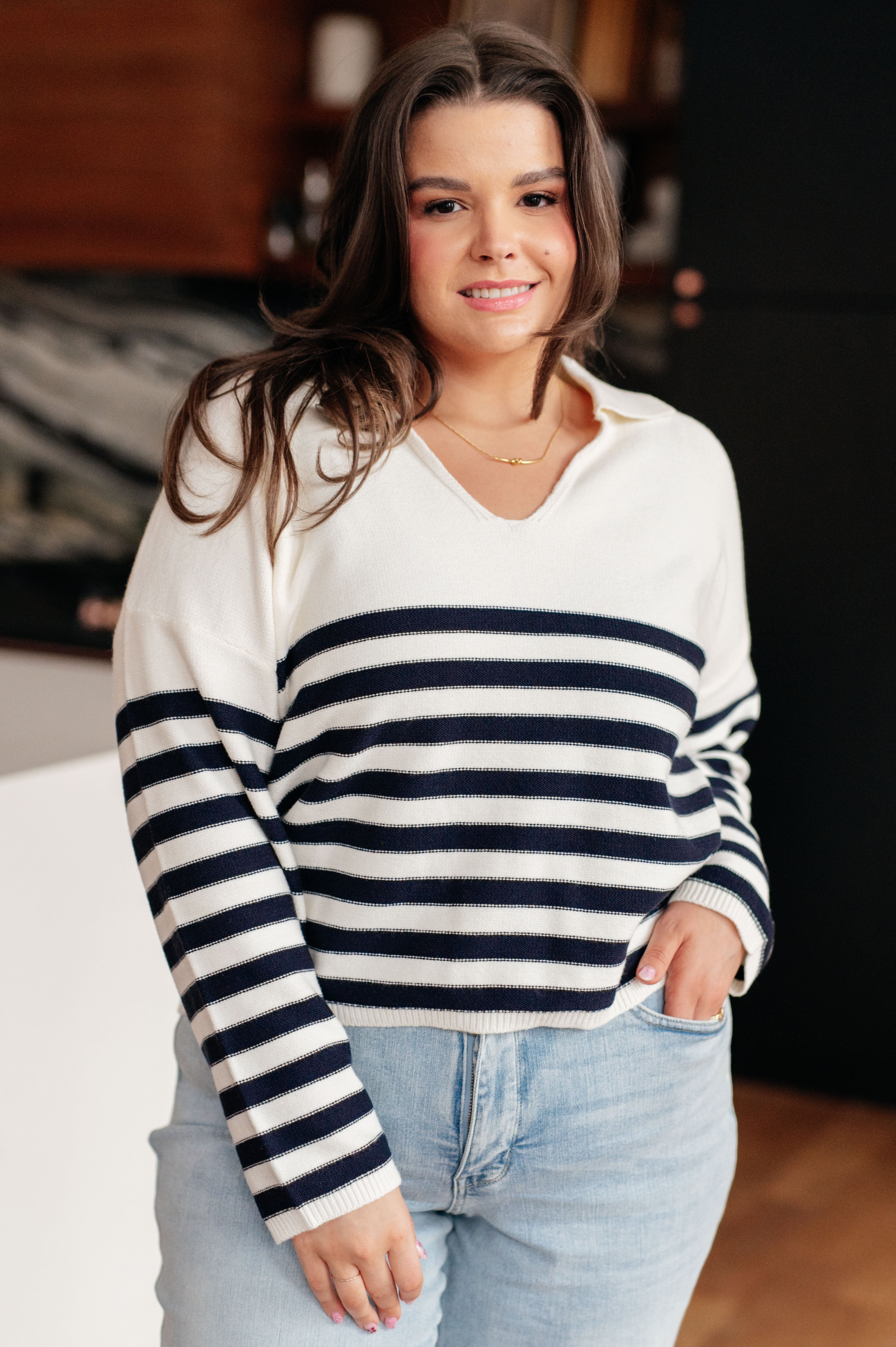 Maggie Striped Sweater