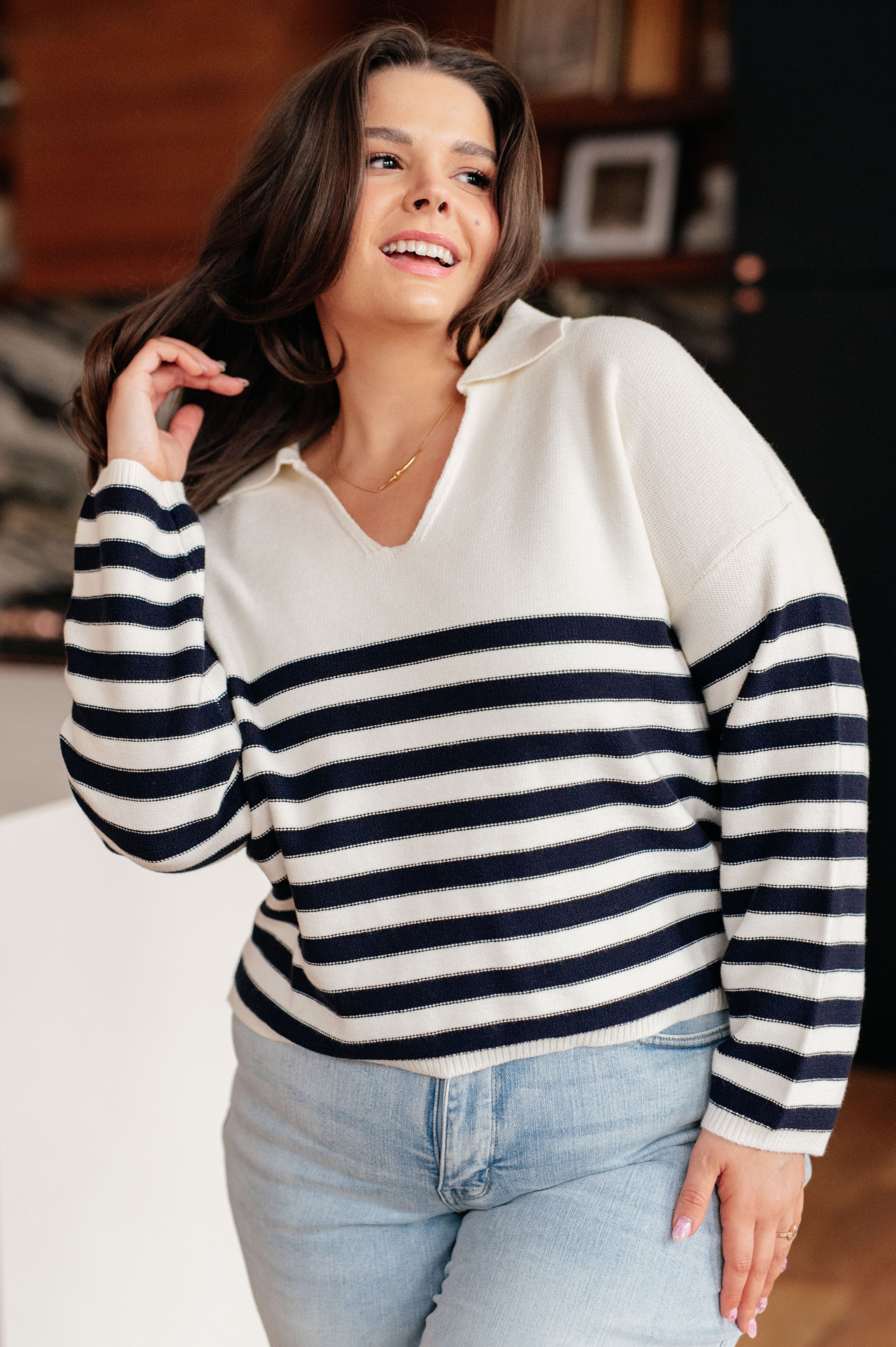 Maggie Striped Sweater