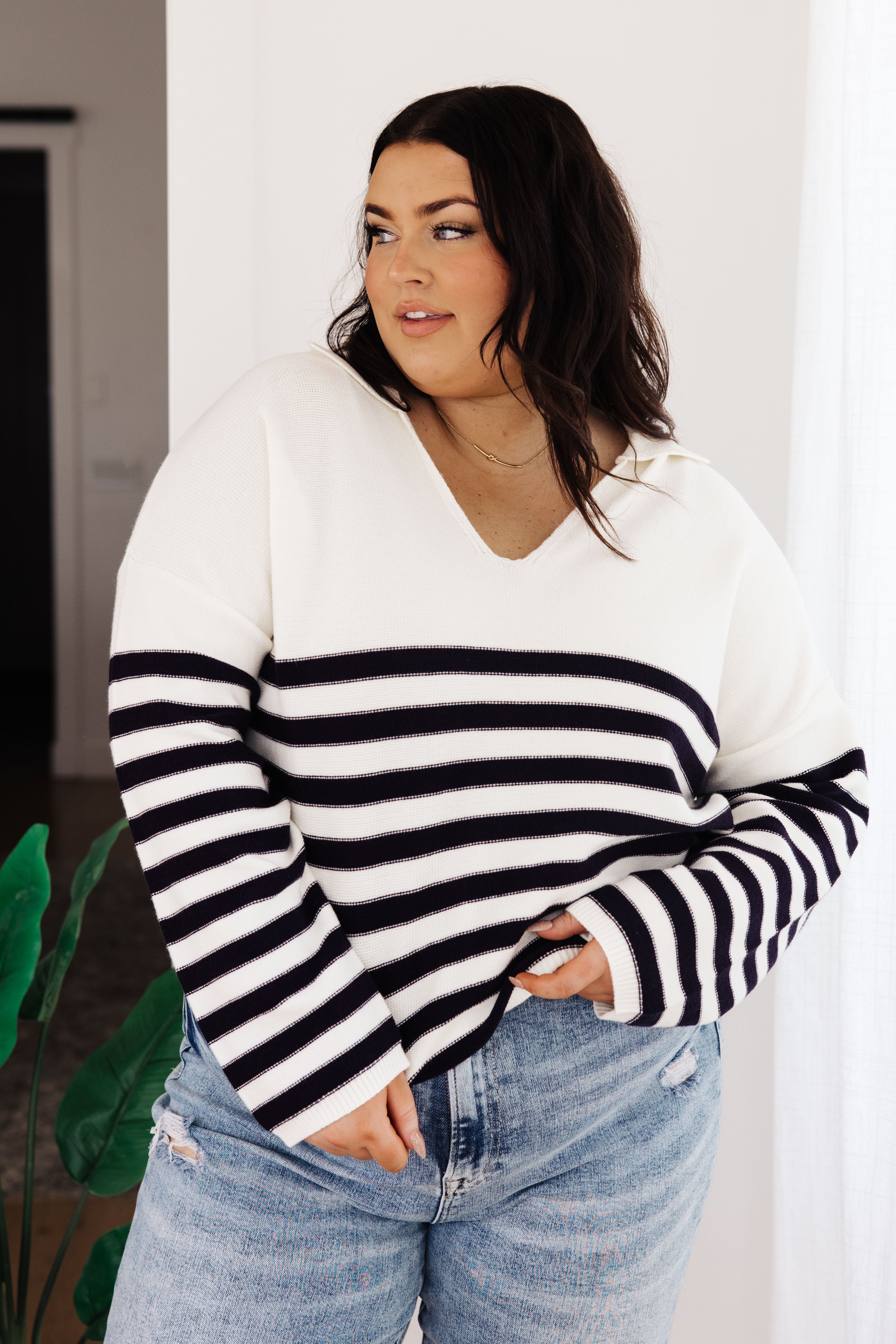 Maggie Striped Sweater